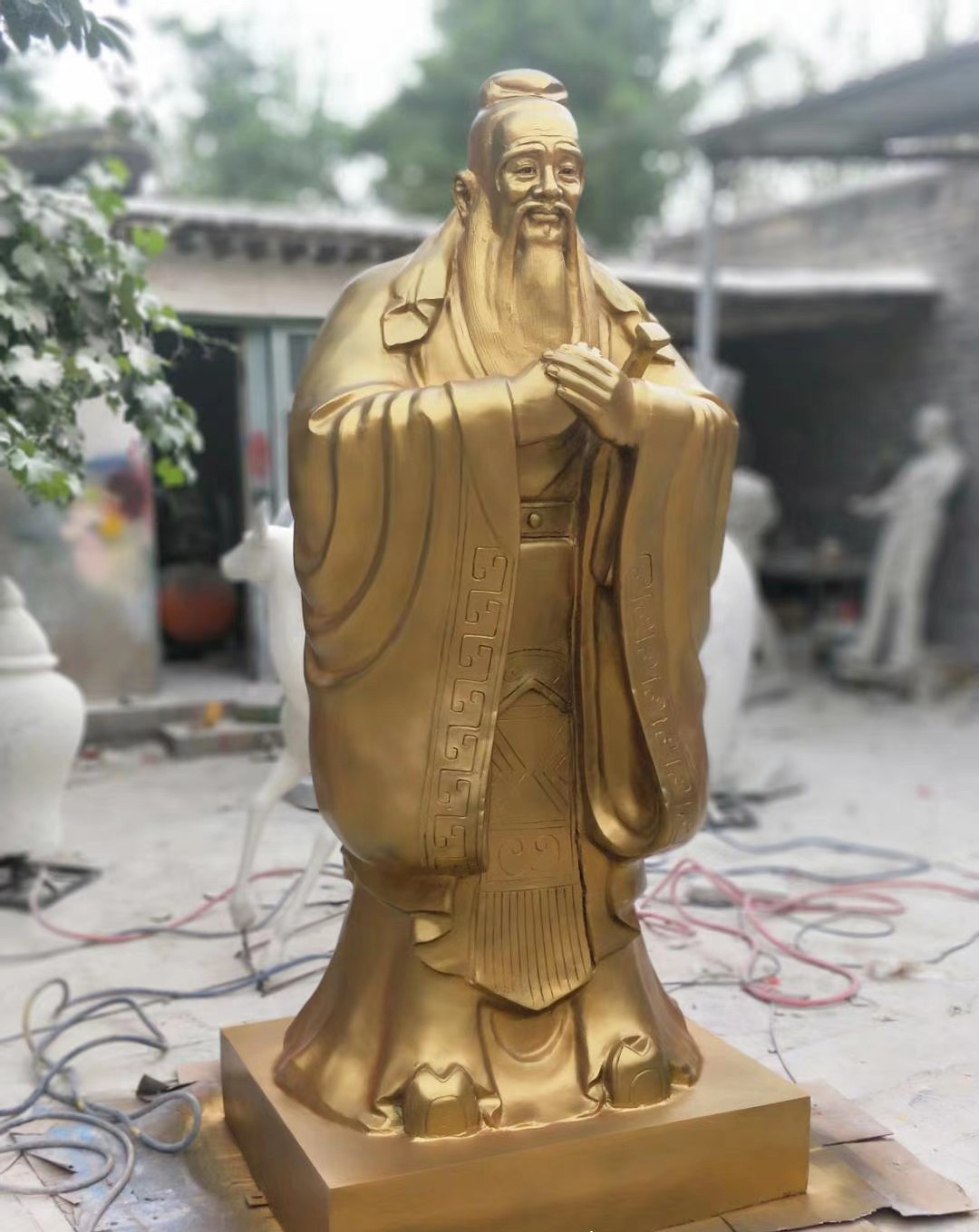 孔子銅雕像-孔子銅雕像 孔子銅雕像-孔子銅雕像高清圖片