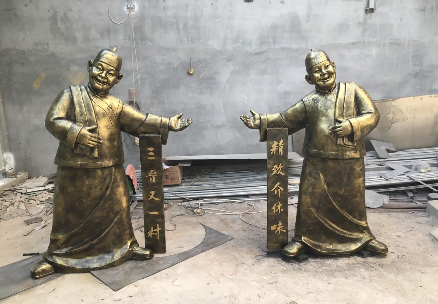 酒店門口店小二人物銅雕-酒店門口店小二人物銅雕 酒店門口店小二人物銅雕-酒店門口店小二人物銅雕高清圖片