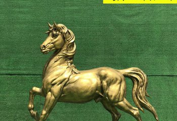 銅雕奔馬雕塑-銅雕奔馬雕塑，奔馬銅雕