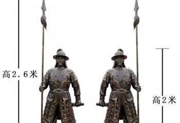 士兵人物銅雕-士兵人物銅雕，士兵人物雕塑
