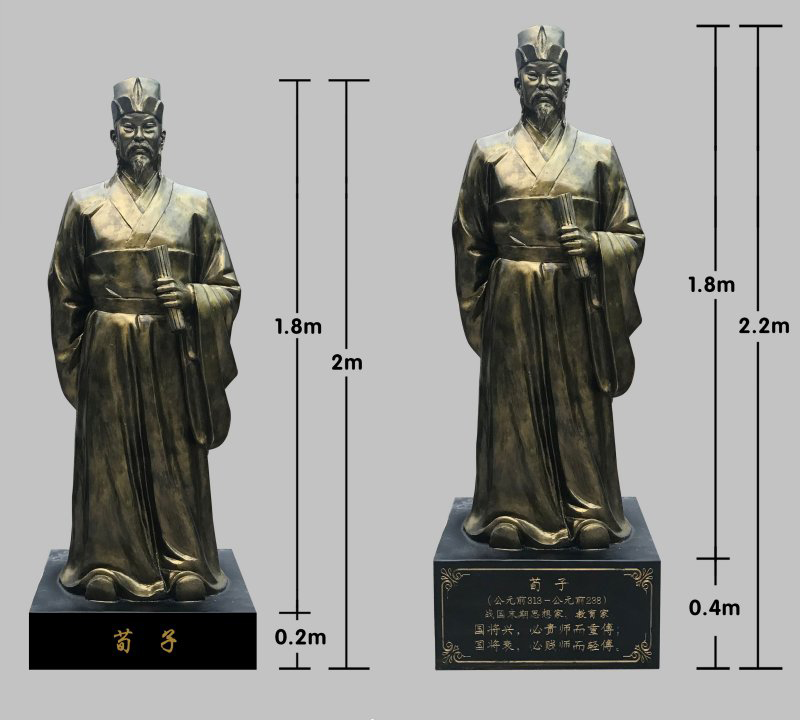 荀子銅雕像-荀子銅雕像,儒家學派荀子銅雕 荀子銅雕像-荀子銅雕像,儒家學派荀子銅雕高清圖片