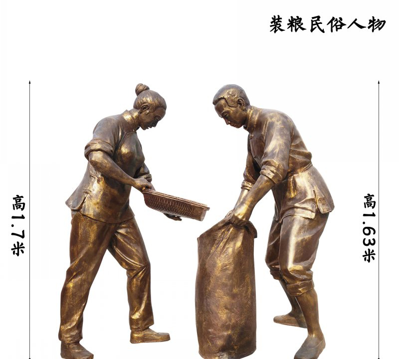 裝糧食人物銅雕-裝糧食人物銅雕,農耕裝糧人物銅雕 裝糧食人物銅雕-裝糧食人物銅雕,農耕裝糧人物銅雕高清圖片