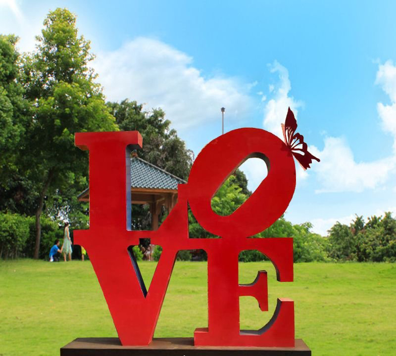 不銹鋼love景觀雕塑-不銹鋼love景觀雕塑，不銹鋼景觀love雕塑
