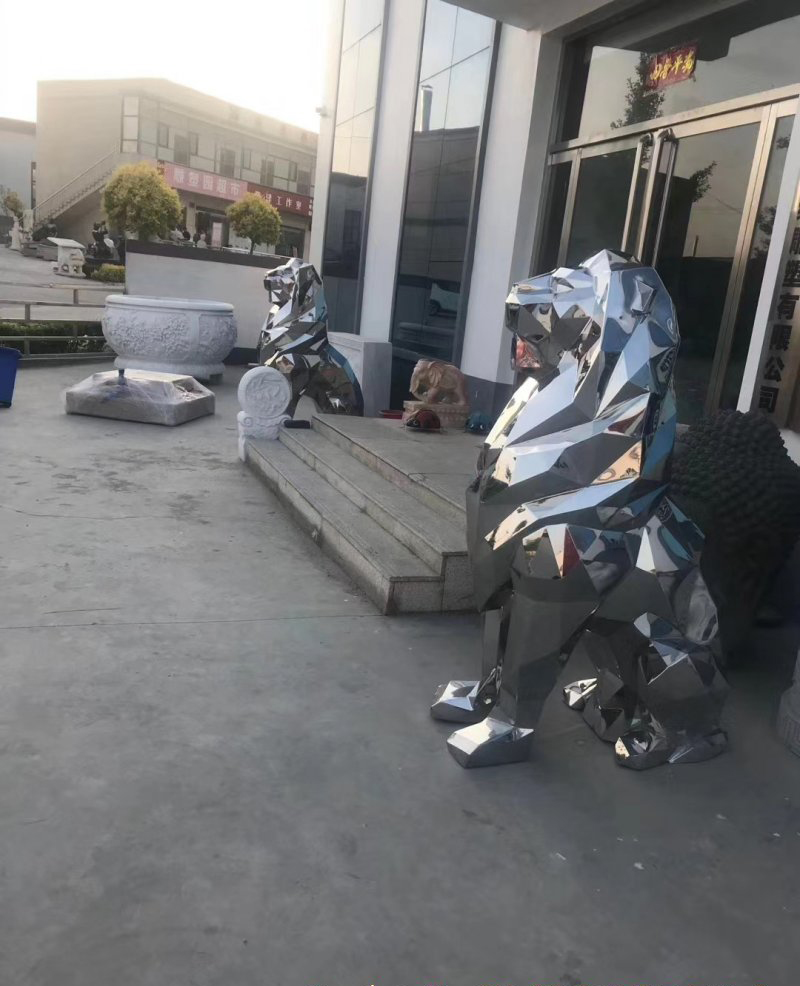 不銹鋼獅子雕塑-不銹鋼獅子雕塑,門口坐式不銹鋼獅子雕塑 不銹鋼獅子雕塑-不銹鋼獅子雕塑,門口坐式不銹鋼獅子雕塑高清圖片