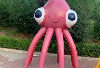 玻璃鋼卡通海洋生物雕塑-玻璃鋼卡通海洋生物雕塑，玻璃鋼海洋生物卡通雕塑