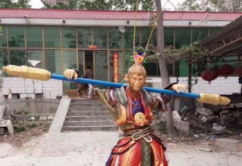玻璃鋼孫悟空人物雕塑-玻璃鋼孫悟空人物雕塑，玻璃鋼孫悟空卡通雕塑 