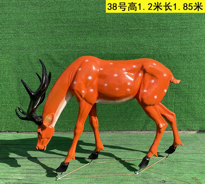 公園玻璃鋼梅花鹿雕塑-公園玻璃鋼梅花鹿雕塑,玻璃鋼低頭梅花鹿雕塑 公園玻璃鋼梅花鹿雕塑-公園玻璃鋼梅花鹿雕塑,玻璃鋼低頭梅花鹿雕塑 高清圖片