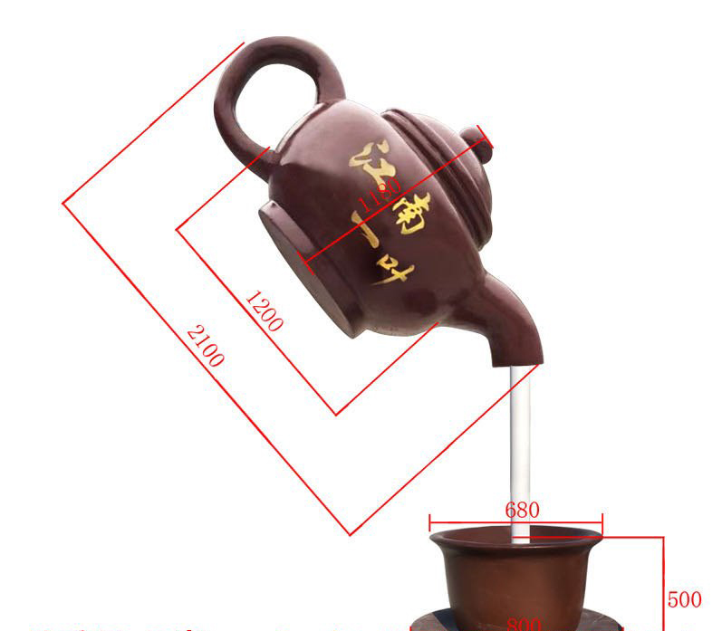 玻璃鋼天壺噴泉雕塑-玻璃鋼天壺噴泉雕塑,玻璃鋼天壺倒茶造型雕塑 玻璃鋼天壺噴泉雕塑-玻璃鋼天壺噴泉雕塑,玻璃鋼天壺倒茶造型雕塑