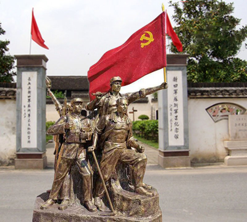 八路軍沖鋒紀(jì)念人物銅雕-八路軍沖鋒紀(jì)念銅雕 八路軍沖鋒紀(jì)念人物銅雕-八路軍沖鋒紀(jì)念銅雕 高清圖片