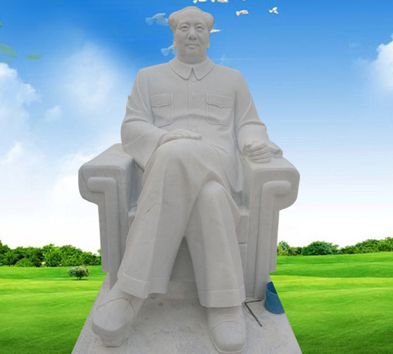 毛主席坐式偉人石雕-毛主席偉人石雕 毛主席坐式偉人石雕-毛主席偉人石雕高清圖片
