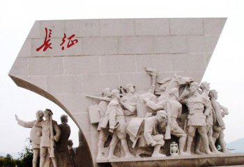 展現(xiàn)八路軍歷史，石雕傳遞永久的記憶