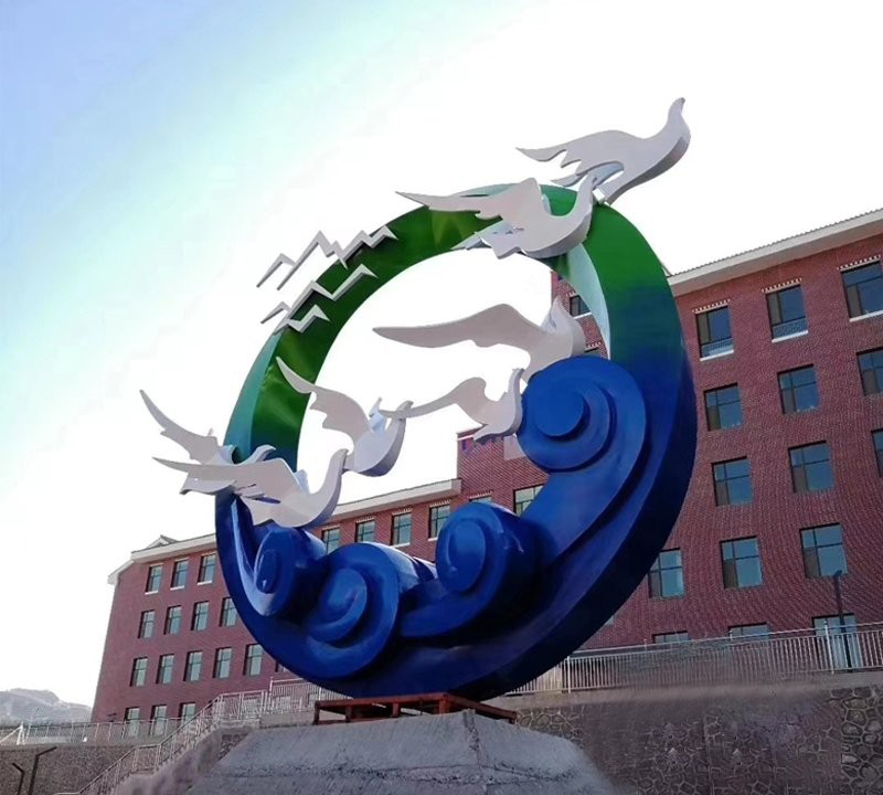 不銹鋼校園抽象和平鴿飛翔雕塑-不銹鋼飛翔校園雕塑 不銹鋼抽象和平鴿 不銹鋼校園抽象和平鴿飛翔雕塑-不銹鋼飛翔校園雕塑 不銹鋼抽象和平鴿