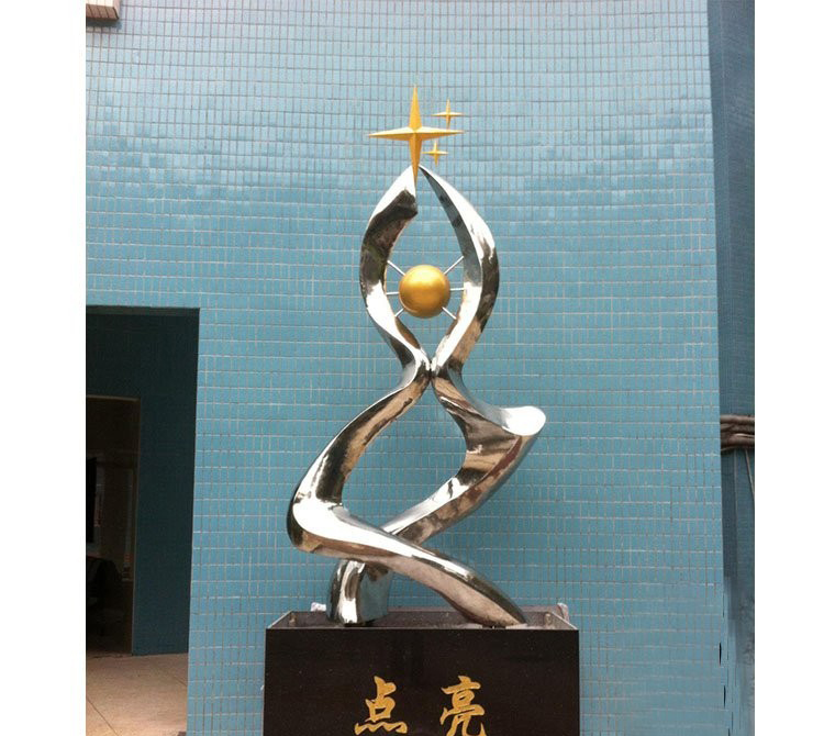 不銹鋼校園抽象點亮雕塑-不銹鋼校園雕塑 校園抽象點亮雕塑 不銹鋼校園抽象點亮雕塑-不銹鋼校園雕塑 校園抽象點亮雕塑高清圖片