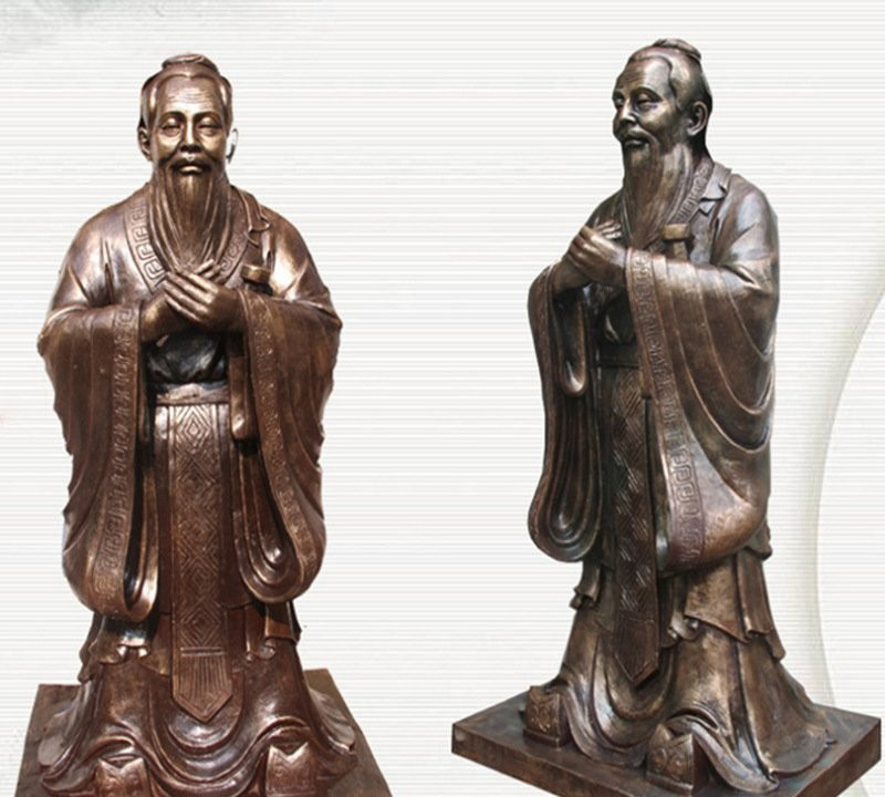 校園玻璃鋼仿銅孔子雕塑-校園古代名人 玻璃鋼孔子雕塑 校園玻璃鋼仿銅孔子雕塑-校園古代名人 玻璃鋼孔子雕塑高清圖片