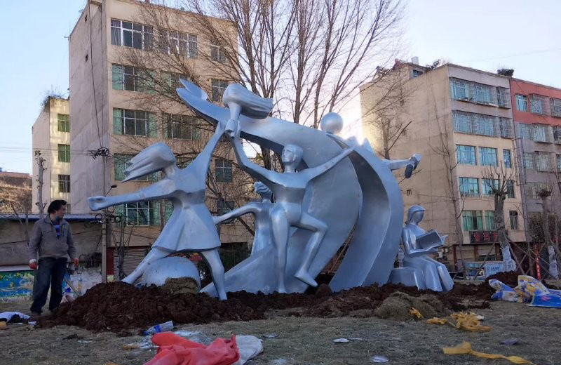 校園不銹鋼薪火相傳雕塑-校園不銹鋼雕塑 不銹鋼薪火相傳雕塑 校園不銹鋼薪火相傳雕塑-校園不銹鋼雕塑 不銹鋼薪火相傳雕塑高清圖片