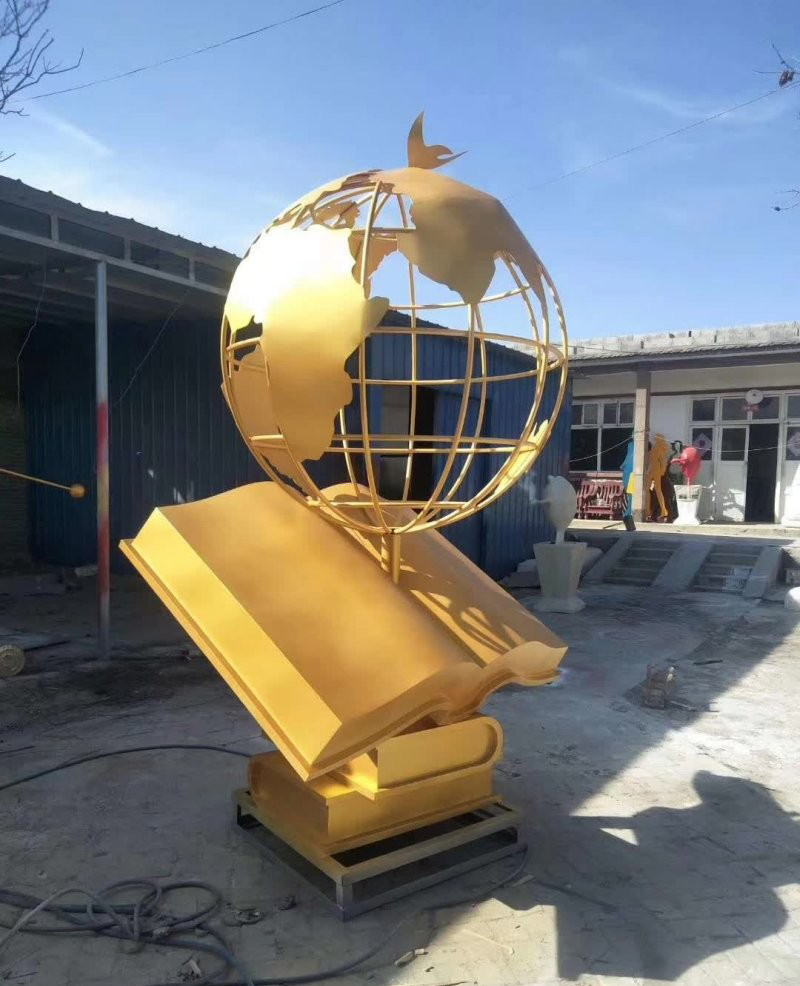 校園不銹鋼金色地球書籍雕塑-校園地球書籍雕塑 不銹鋼金色地球書籍雕塑 校園不銹鋼金色地球書籍雕塑-校園地球書籍雕塑 不銹鋼金色地球書籍雕塑高清圖片