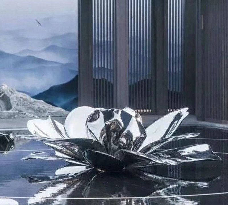 不銹鋼水景鏡面蓮花雕塑-不銹鋼鏡面蓮花雕塑 不銹鋼水景蓮花雕塑 不銹鋼水景鏡面蓮花雕塑-不銹鋼鏡面蓮花雕塑 不銹鋼水景蓮花雕塑高清圖片