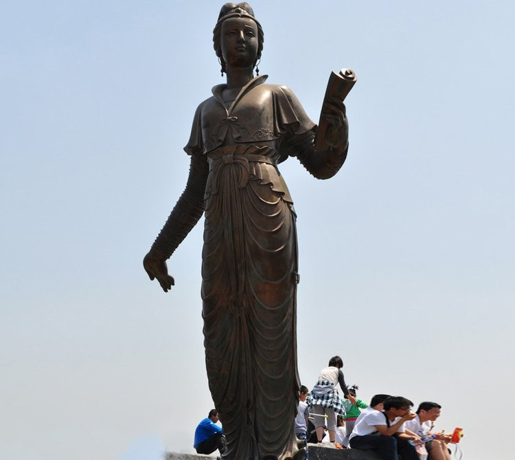 古代名人李清照銅雕-古代名人銅雕 李清照銅雕 古代名人李清照銅雕-古代名人銅雕 李清照銅雕高清圖片