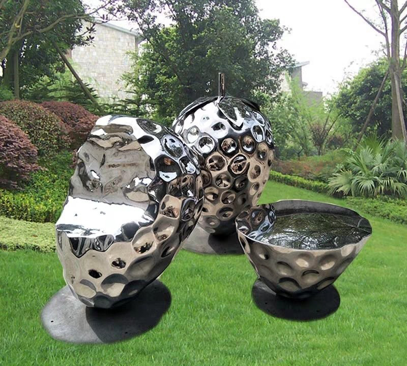 公園不銹鋼鏡面草莓雕塑-公園不銹鋼草莓雕塑 不銹鋼鏡面草莓雕塑 公園不銹鋼鏡面草莓雕塑-公園不銹鋼草莓雕塑 不銹鋼鏡面草莓雕塑高清圖片