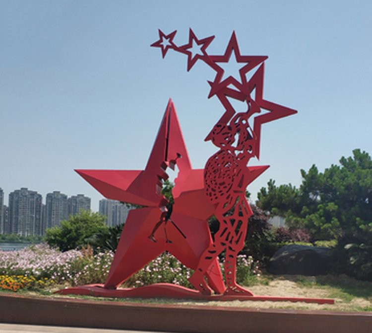 公園不銹鋼五角星雕塑-不銹鋼五角星雕塑 公園五角星雕塑 公園不銹鋼五角星雕塑-不銹鋼五角星雕塑 公園五角星雕塑高清圖片