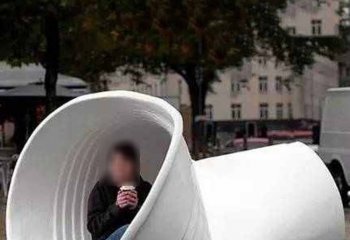 公園玻璃鋼仿真紙杯雕塑-玻璃鋼仿真紙杯雕塑 公園玻璃鋼紙杯雕塑