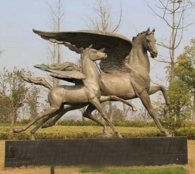 公園母子飛馬銅雕-公園飛馬銅雕 母子飛馬銅雕 公園母子飛馬銅雕-公園飛馬銅雕 母子飛馬銅雕高清圖片