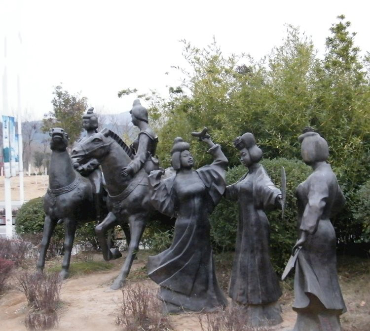 公園古代人物唐朝仕女銅雕-公園古代人物銅雕 唐朝仕女銅雕 公園古代人物唐朝仕女銅雕-公園古代人物銅雕 唐朝仕女銅雕高清圖片