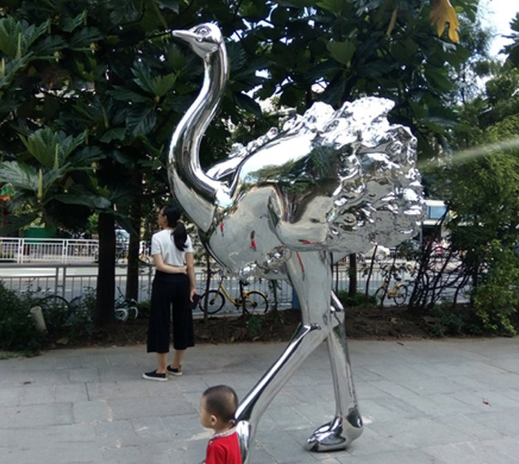 不銹鋼鏡面大型鴕鳥雕塑-不銹鋼鏡面鴕鳥雕塑 不銹鋼大型鴕鳥雕塑 不銹鋼鏡面大型鴕鳥雕塑-不銹鋼鏡面鴕鳥雕塑 不銹鋼大型鴕鳥雕塑高清圖片