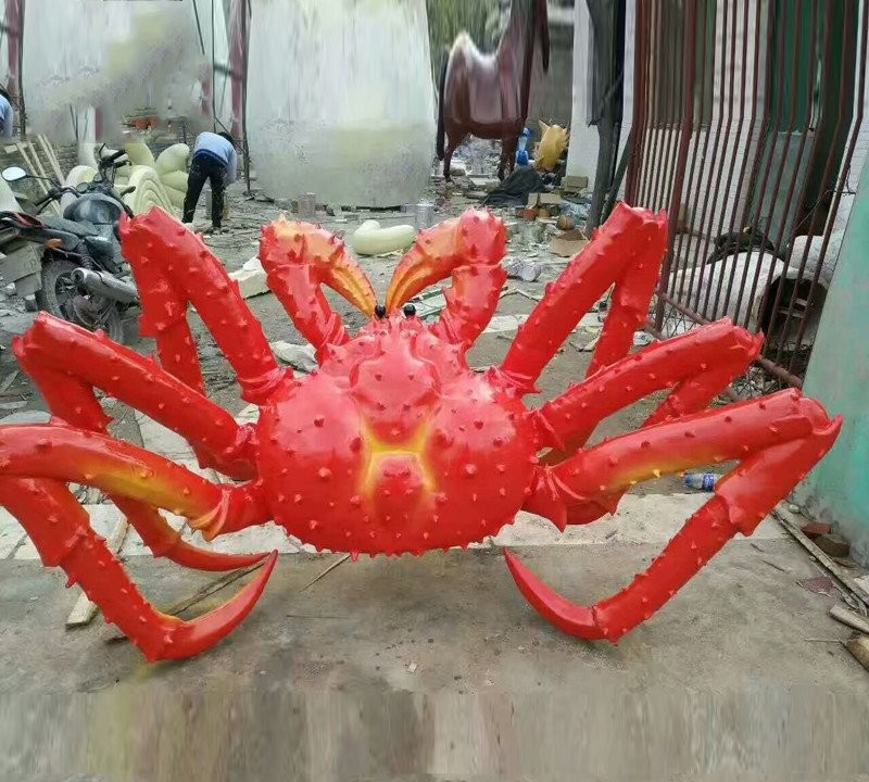 玻璃鋼動物仿真螃蟹雕塑-玻璃鋼仿真動物雕塑 玻璃鋼螃蟹雕塑 玻璃鋼動物仿真螃蟹雕塑-玻璃鋼仿真動物雕塑 玻璃鋼螃蟹雕塑高清圖片