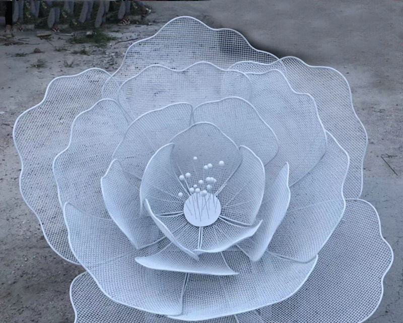 不銹鋼編織玫瑰花雕塑-不銹鋼玫瑰花雕塑 編織玫瑰花雕塑 不銹鋼編織玫瑰花雕塑-不銹鋼玫瑰花雕塑 編織玫瑰花雕塑高清圖片