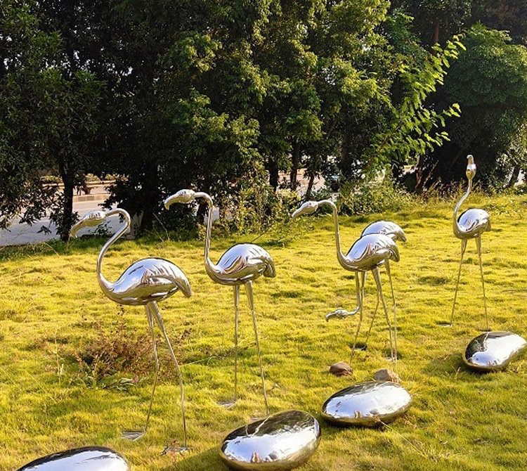 不銹鋼鏡面抽象火烈鳥雕塑-不銹鋼火烈鳥雕塑 鏡面抽象火烈鳥雕塑 不銹鋼鏡面抽象火烈鳥雕塑-不銹鋼火烈鳥雕塑 鏡面抽象火烈鳥雕塑
