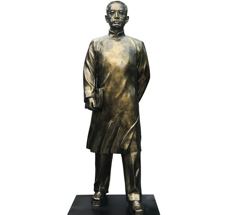校園玻璃鋼仿銅陶行知雕塑-校園玻璃鋼陶行知雕塑 玻璃鋼仿銅陶行知雕塑 校園玻璃鋼仿銅陶行知雕塑-校園玻璃鋼陶行知雕塑 玻璃鋼仿銅陶行知雕塑高清圖片