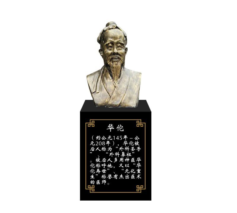 古代名醫華佗頭像銅雕-古代名醫銅雕 華佗頭像銅雕 古代名醫華佗頭像銅雕-古代名醫銅雕 華佗頭像銅雕高清圖片