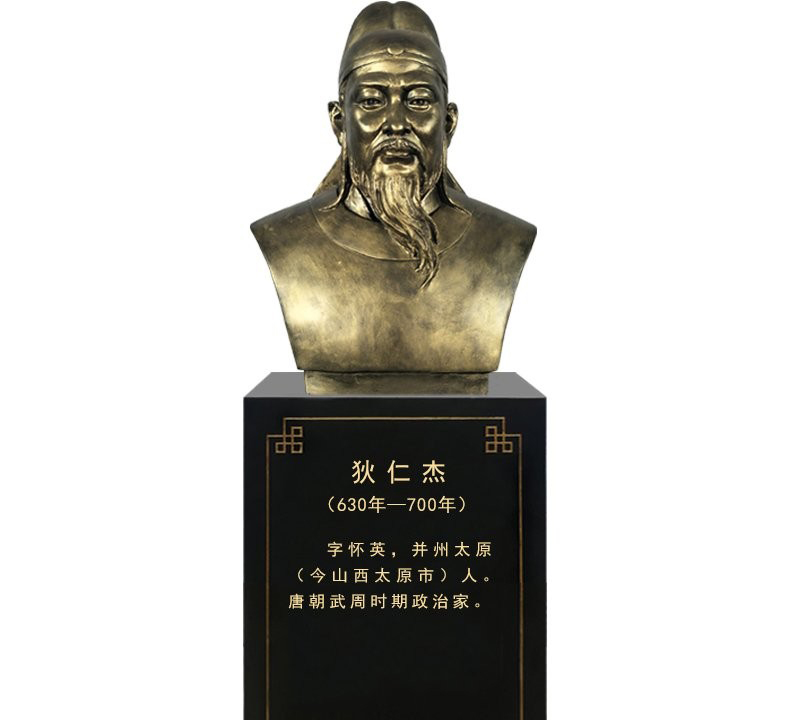 古代名人狄仁杰頭像銅雕-古代名人銅雕 狄仁杰頭像銅雕 古代名人狄仁杰頭像銅雕-古代名人銅雕 狄仁杰頭像銅雕高清圖片