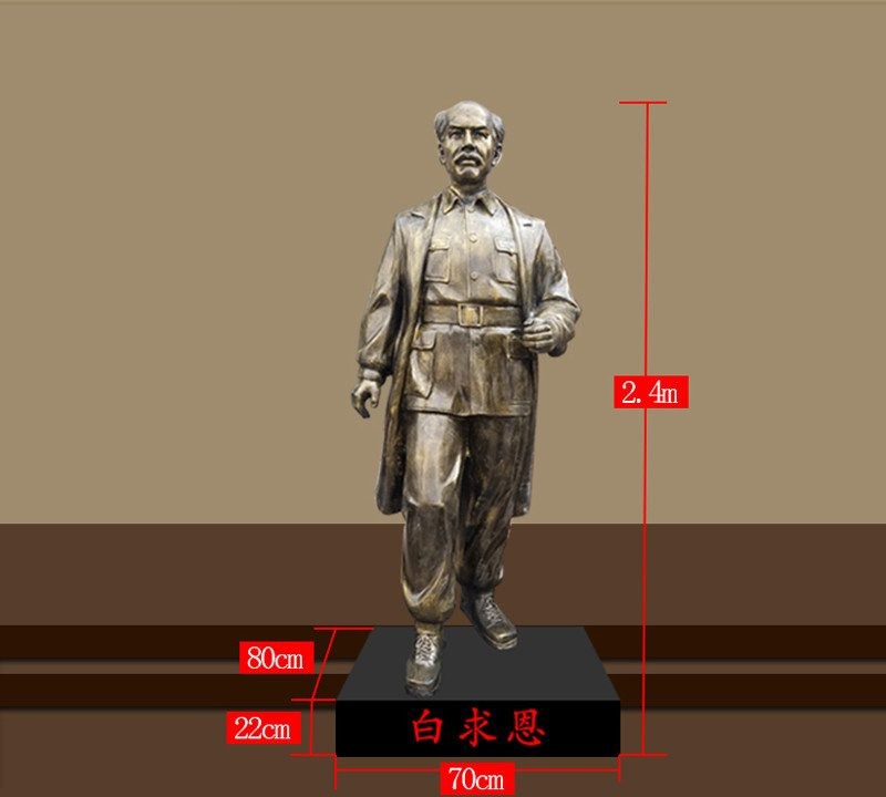 醫(yī)院白求恩銅雕-醫(yī)院人物銅雕 白求恩銅雕 醫(yī)院白求恩銅雕-醫(yī)院人物銅雕 白求恩銅雕高清圖片