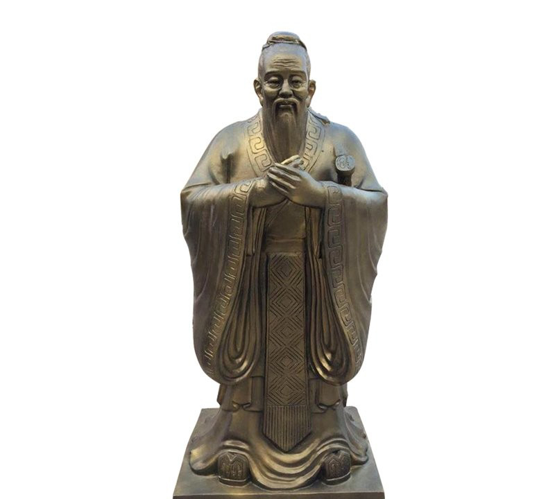 萬(wàn)世師表銅雕孔子-孔子銅雕 校園孔子銅雕 萬(wàn)世師表銅雕孔子-孔子銅雕 校園孔子銅雕高清圖片