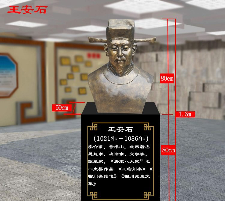 古代名人思想家王安石頭像銅雕-古代名人銅雕 王安石頭像銅雕 古代名人思想家王安石頭像銅雕-古代名人銅雕 王安石頭像銅雕高清圖片