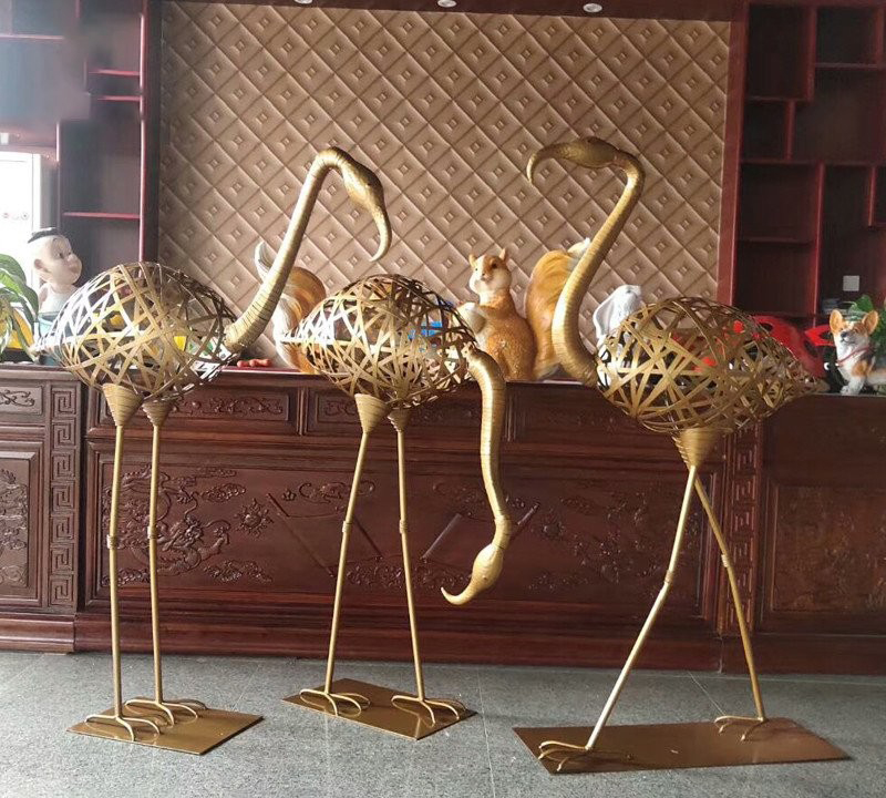 不銹鋼編織火烈鳥雕塑-不銹鋼火烈鳥雕塑 編織火烈鳥雕塑 不銹鋼編織火烈鳥雕塑-不銹鋼火烈鳥雕塑 編織火烈鳥雕塑高清圖片