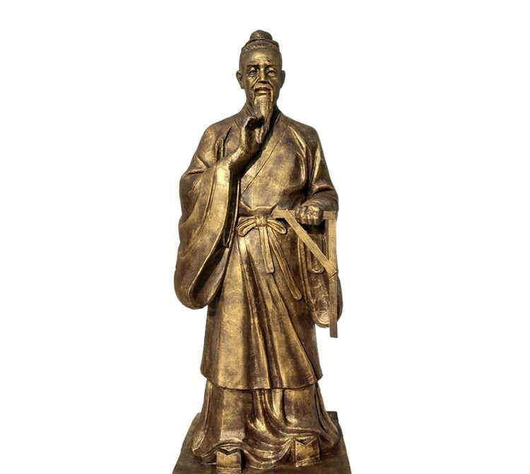 木匠祖師古代名人魯班銅雕-木匠祖師魯班銅雕 古代名人銅雕 木匠祖師古代名人魯班銅雕-木匠祖師魯班銅雕 古代名人銅雕高清圖片